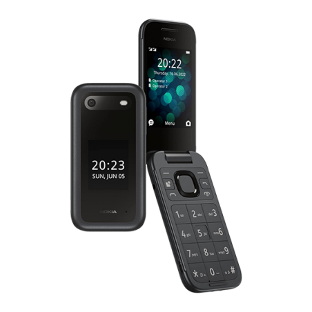 Nokia 2660 Flip Dual Sim 4GB - Black