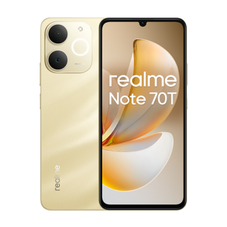 Realme Note 70T Dual Sim 4GB RAM 128GB - Gold