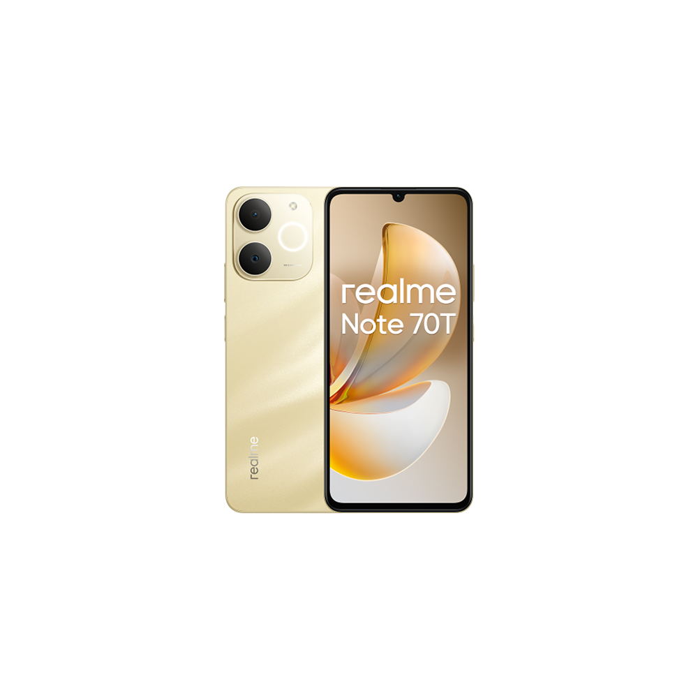 Realme Note 70T Dual Sim 4GB RAM 128GB - Gold