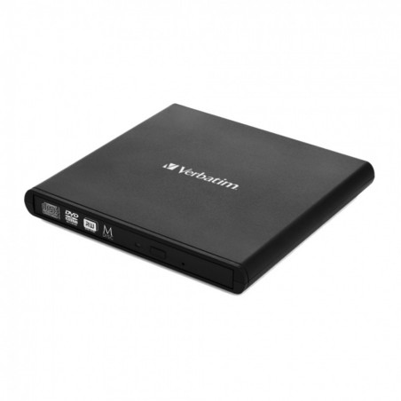 VERBATIM EXTERNAL MDISC COMPATIBLE CD/DVD PLAYER AND RECORDER POWERED BY USB 2.0 PORT 53504