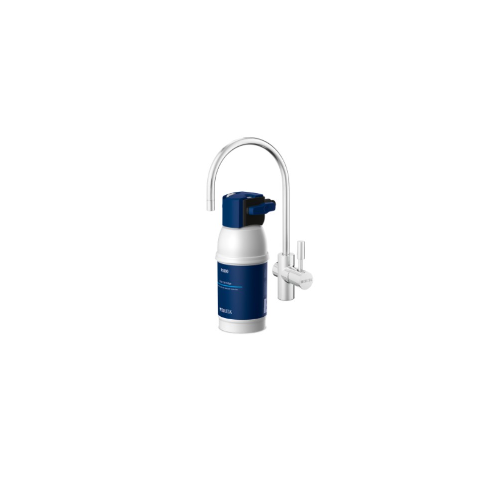 BRITA FILTRATION SYSTEM MY PURE P1 INCL. 1 VIA FAUCET + 1 FILTER P1000