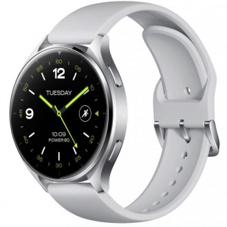 XIAOMI WATCH 2 4G SILVER CASE WITH GRAY TPU STRAP BHR8034GL