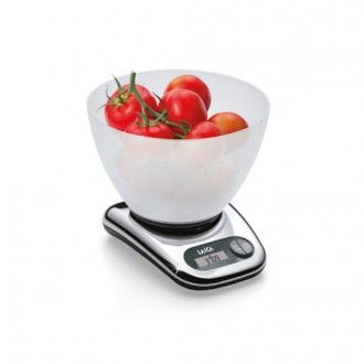 LAICA KITCHEN SCALE DIGITAL BOWL SILVER 5KG MAX BX9240