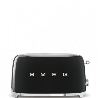 SMEG TOASTER 2X4 50´STYLE BLACK TSF02BLEU