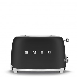 SMEG TOASTER 2X2 50´STYLE MATT BLACK TSF01BLMEU