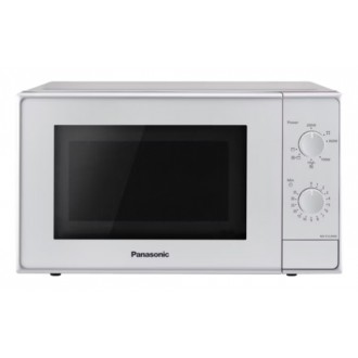 Panasonic Microonde compatto 20L NN-K12JMMEPG grill, argento - (Panasonic NN-K12 Argento Microonde con grill Superficie piana 20