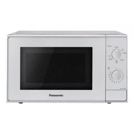 Panasonic Microonde compatto 20L NN-K12JMMEPG grill, argento - (Panasonic NN-K12 Argento Microonde con grill Superficie piana 20