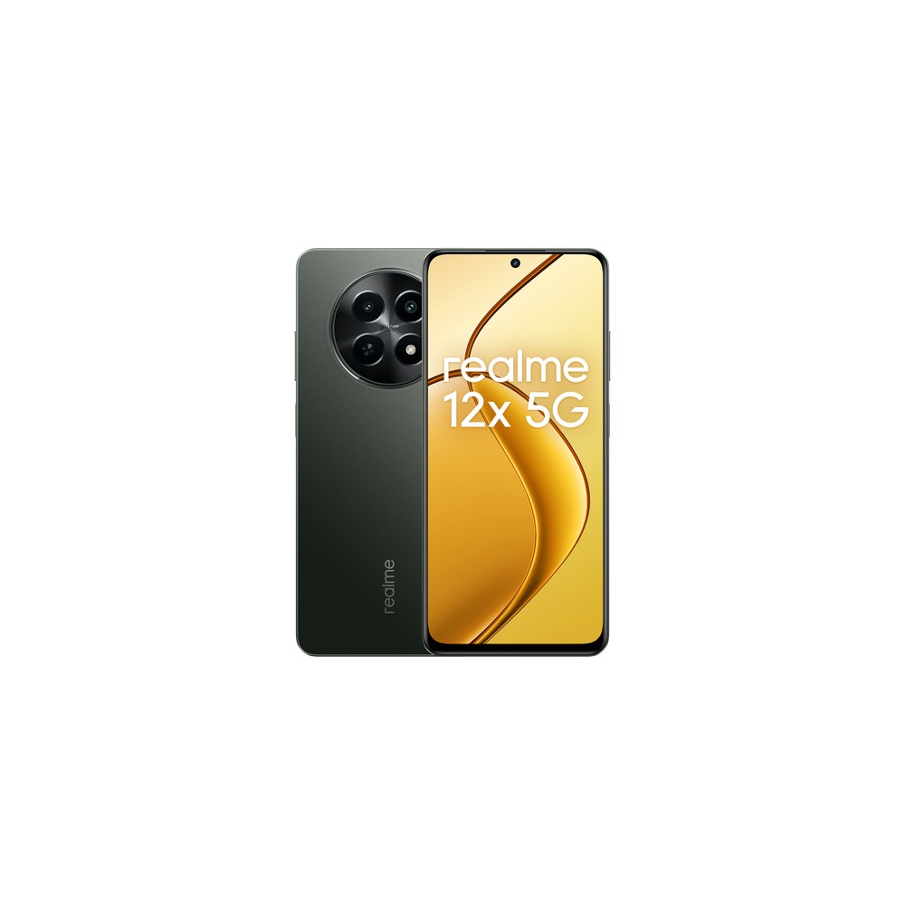 realme 12 12x 5G 16,9 cm (6.67") Doppia SIM Android 14 USB tipo-C 6 GB 128 GB 5000 mAh Nero - (realme 12 12x 5G 16,9 cm (6.67")