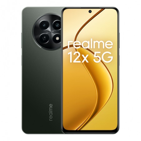 realme 12 12x 5G 16,9 cm (6.67") Doppia SIM Android 14 USB tipo-C 6 GB 128 GB 5000 mAh Nero - (realme 12 12x 5G 16,9 cm (6.67")