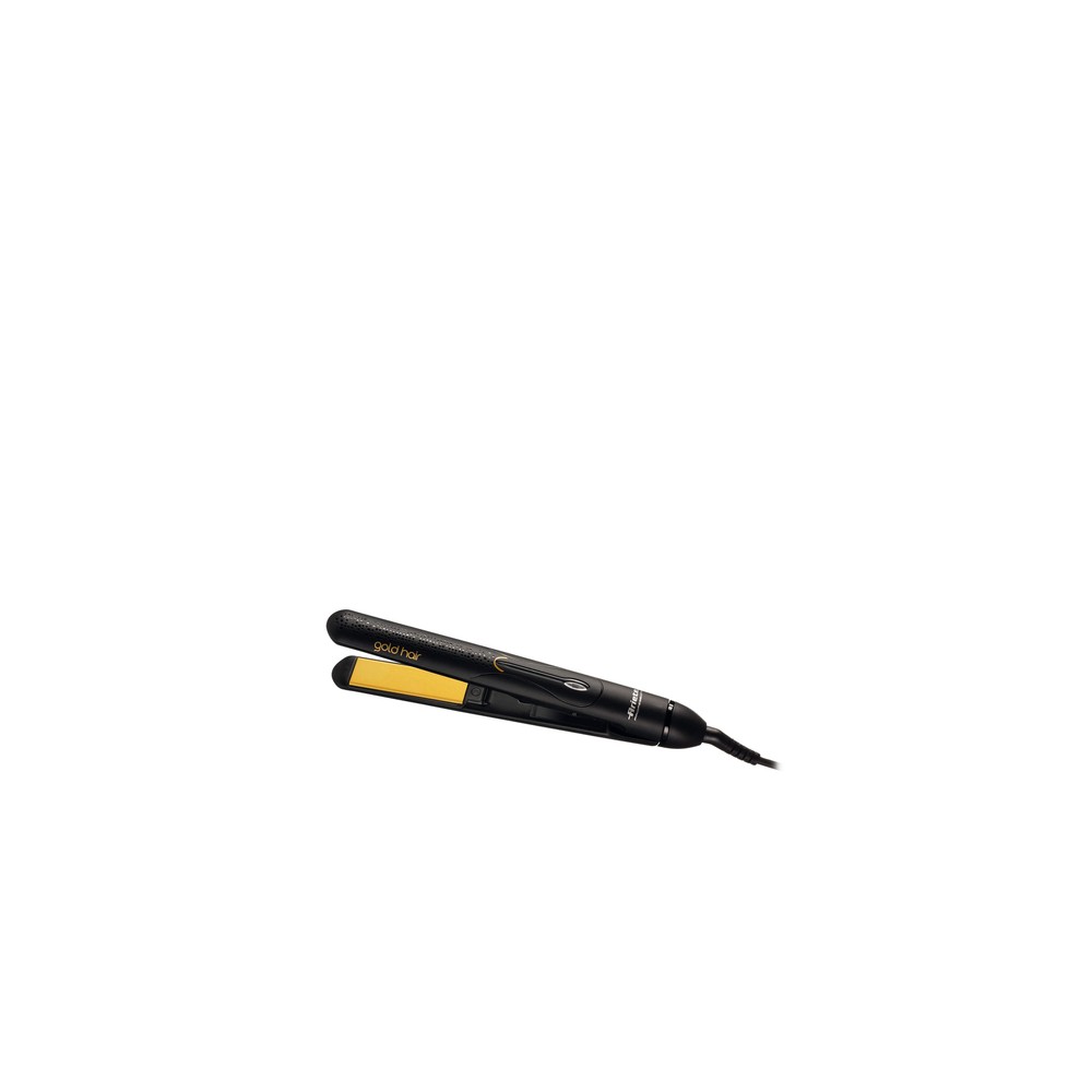 Ariete 8143 Gold Hair - Piastra per Capelli in Ceramica - Capelli Lisci, Onde e Ricci - Anti-Crespo - Temperatura Costante - Blo
