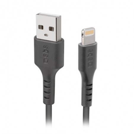 SBS TECABLEUSBIP589K cavo Lightning 1 m Nero - (SBS TECABLEUSBIP589K cavo Lightning 1 m Nero)