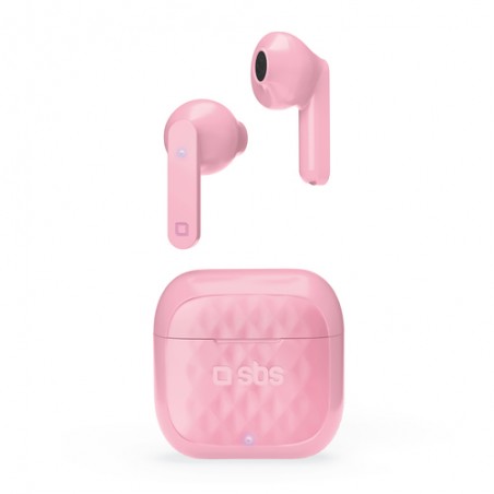 SBS TEEARAIRFREETWSP cuffia e auricolare Cuffie Wireless In-ear Bluetooth Rosa - (SBS TEEARAIRFREETWSP cuffia e auricolare Cuffi