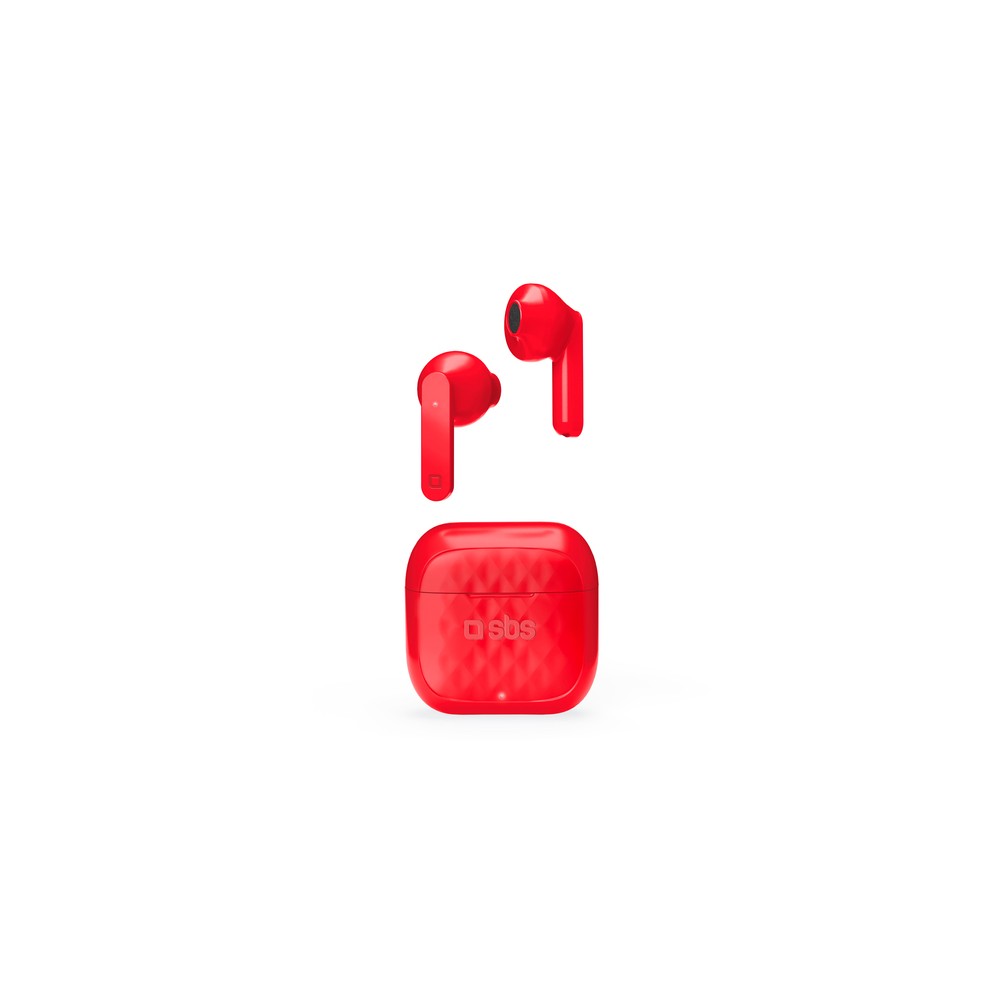 SBS TWS Air Free Cuffie True Wireless Stereo (TWS) In-ear Musica e Chiamate Base di ricarica Rosso - (SBS TWS Air Free Cuffie Tr