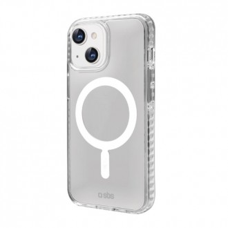 SBS Cover con aggancio magnetico compatibile con ricarica MagSafe per iPhone 14 - (SBS TEMAGCOVIP1461T custodia per cellulare 15