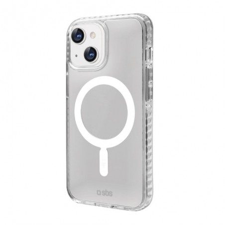 SBS Cover con aggancio magnetico compatibile con ricarica MagSafe per iPhone 14 - (SBS TEMAGCOVIP1461T custodia per cellulare 15