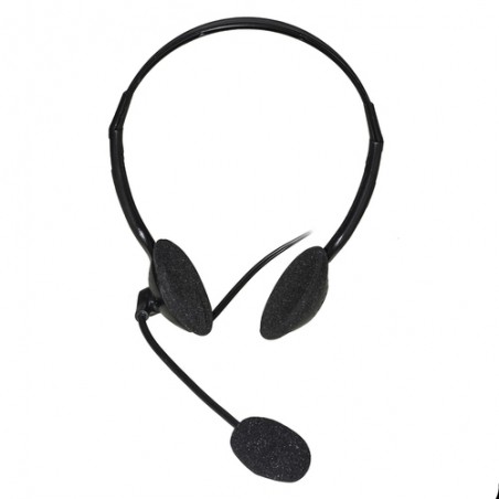 Link Accessori LKHS03 cuffia e auricolare Cablato A Padiglione Musica e Chiamate Nero - (Link Accessori LKHS03 cuffia e auricola