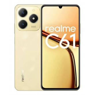 realme C61 17,1 cm (6.74") Doppia SIM Android 14 4G USB tipo-C 6 GB 128 GB 5000 mAh Oro - (realme C61 17,1 cm (6.74") Doppia SIM