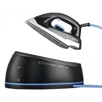 JOCCA 2129 ferro da stiro a caldaia 2400 W 2 L Piastra in Ceramica Nero, Blu, Argento - (JOCCA 2129 ferro da stiro 2400 W Nero)