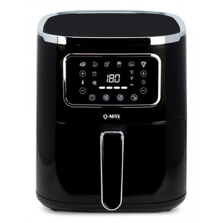JOCCA Friggitrice ad aria 5 LT - (JOCCA Q-Max Singolo 5 L Indipendente 1450 W Friggitrice ad aria calda Nero)