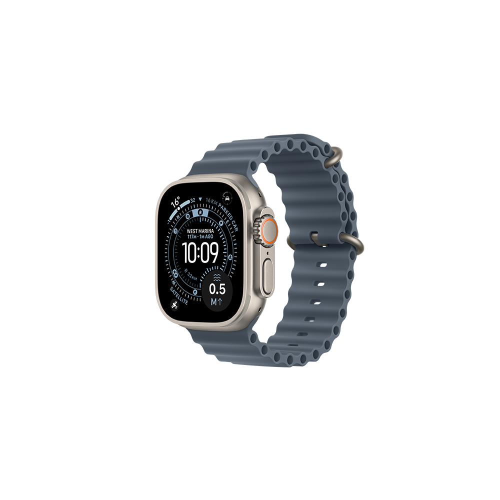 Watch Apple Watch Ultra 3 (2025) LTE 49mm Titanium Case with Ocean Band - Blue