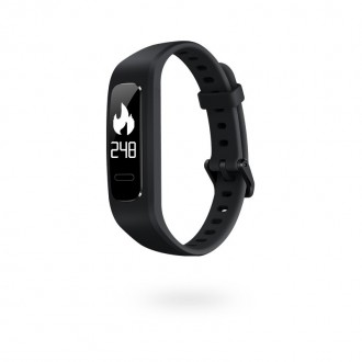 Huawei Band 3e PMOLED Braccialetto per rilevamento di attività 1,27 cm (0.5") Nero - (Huawei Band 3e PMOLED Braccialetto per ril