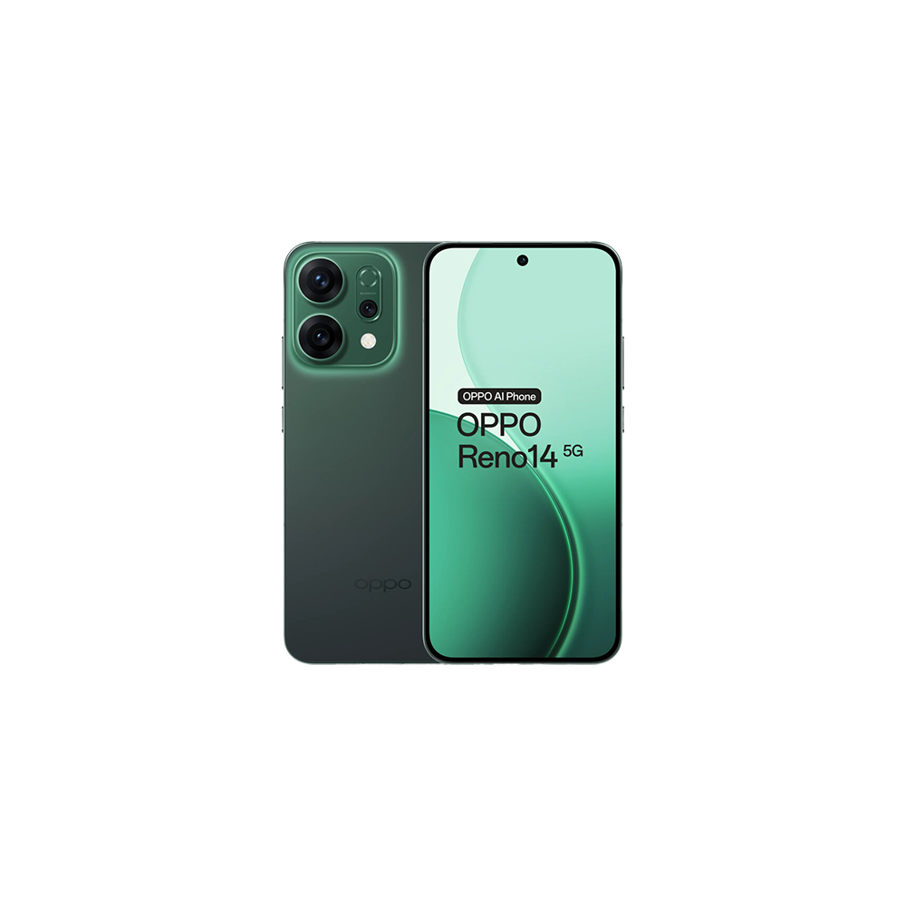 Oppo Reno14 5G Dual Sim 12GB RAM 256GB - Luminous Green