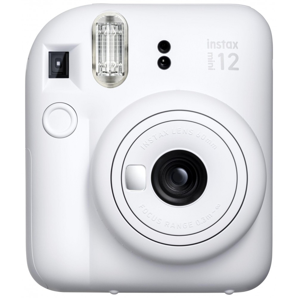 FUJIFILM INSTAX MINI CAMERA 12 CLAY-WHITE