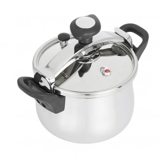 JATA PRESSURE COOKER CLASSIC STAINLESS STEEL 24CM DIAM. 8L INDUCTION READY OPC8