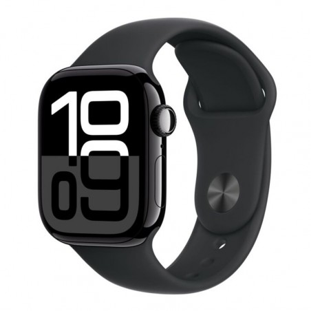 Watch Apple Watch Series 10 LTE 46mm Jet Black Aluminium Case with Sport Band - Black