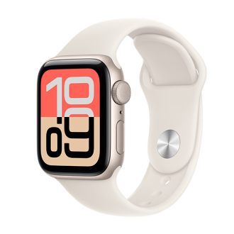 APPLE WATCH SE 3 GPS + CELLULAR 44MM STARLIGHT ALUMINIUN CASE WITH STARLIGHT SPORT BAND S/M MEP