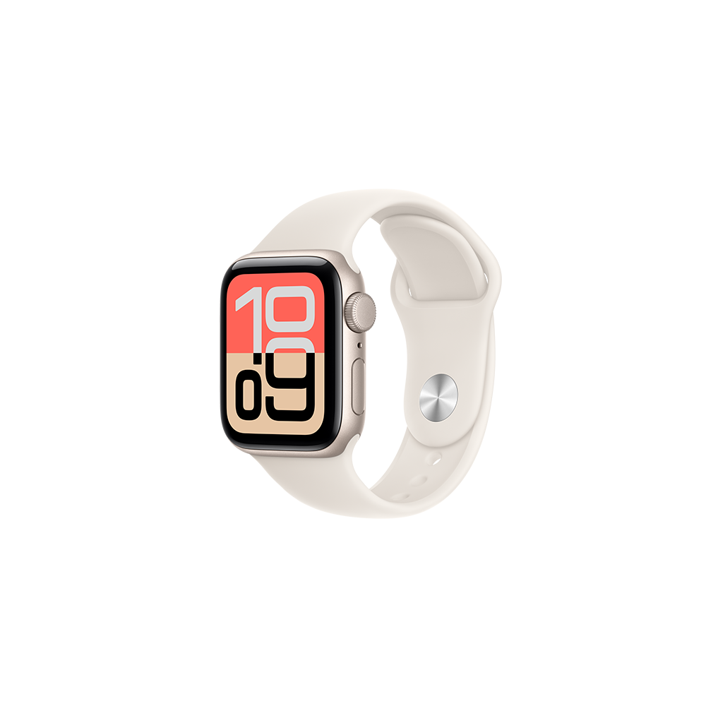 APPLE WATCH SE 3 GPS + CELLULAR 44MM STARLIGHT ALUMINIUN CASE WITH STARLIGHT SPORT BAND S/M MEP