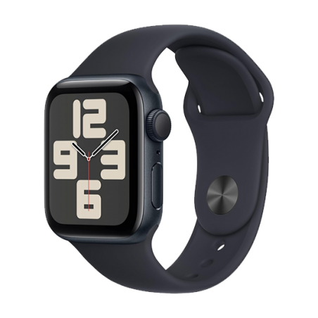APPLE WATCH SE 3 GPS 44MM MIDNIGHT ALUMINIUN CASE WITH MIDNIGHT SPORT BAND S/M MEHN4MP/A