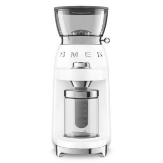 SMEG COFFEE GRINDER 50STYLE WHITE CGF03WHEU'