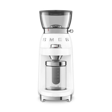 SMEG COFFEE GRINDER 50STYLE WHITE CGF03WHEU'