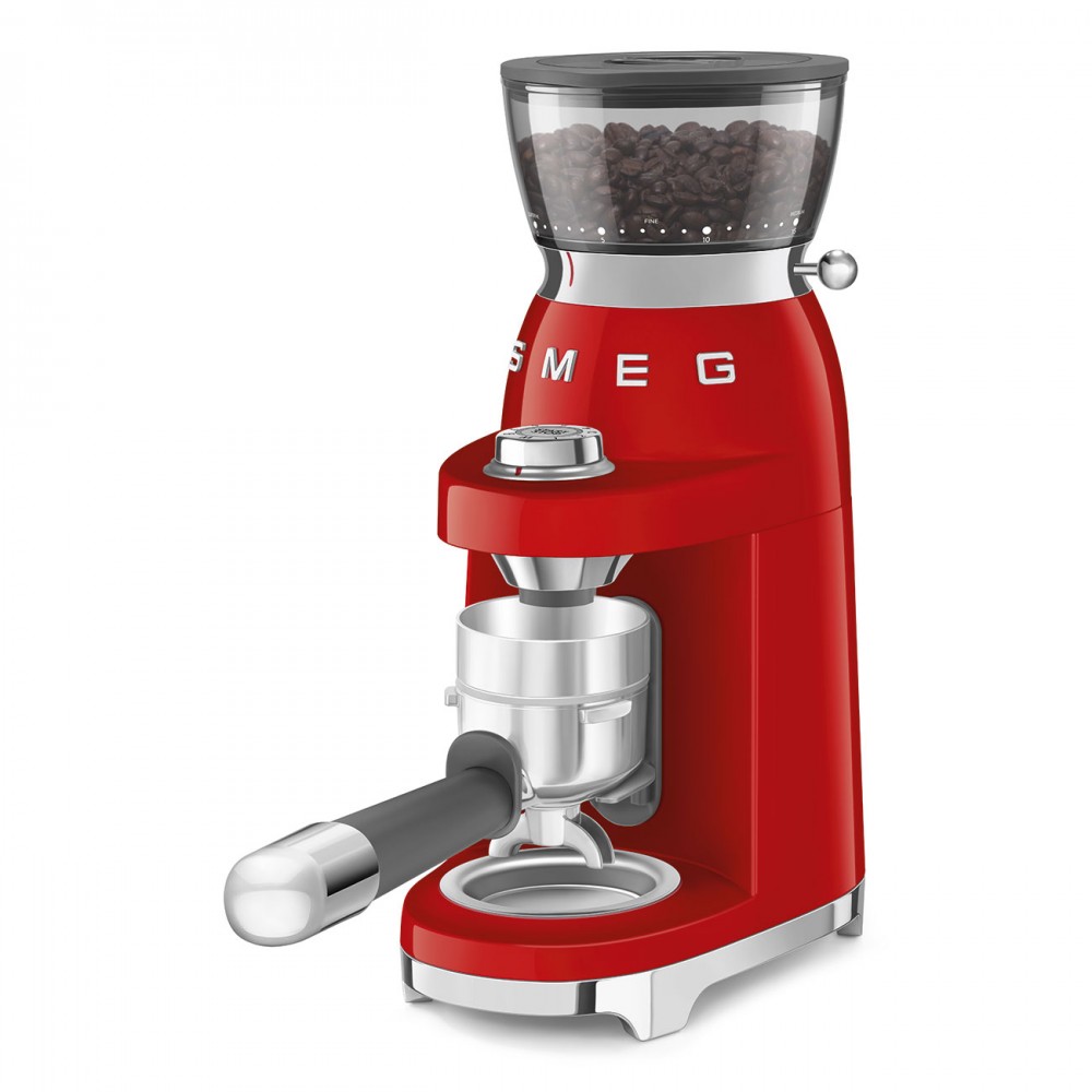 SMEG COFFEE GRINDER 50STYLE RED CGF03RDEU'